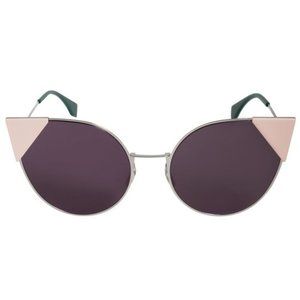 Fendi Purple Round Sunglasses